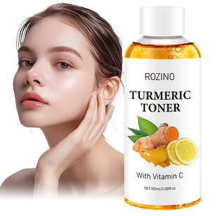Cross-border Foreign Trade Explosions Turmeric Vitamin C Facial Toner Moisturizing and Hydrating Firming Skin Brightening