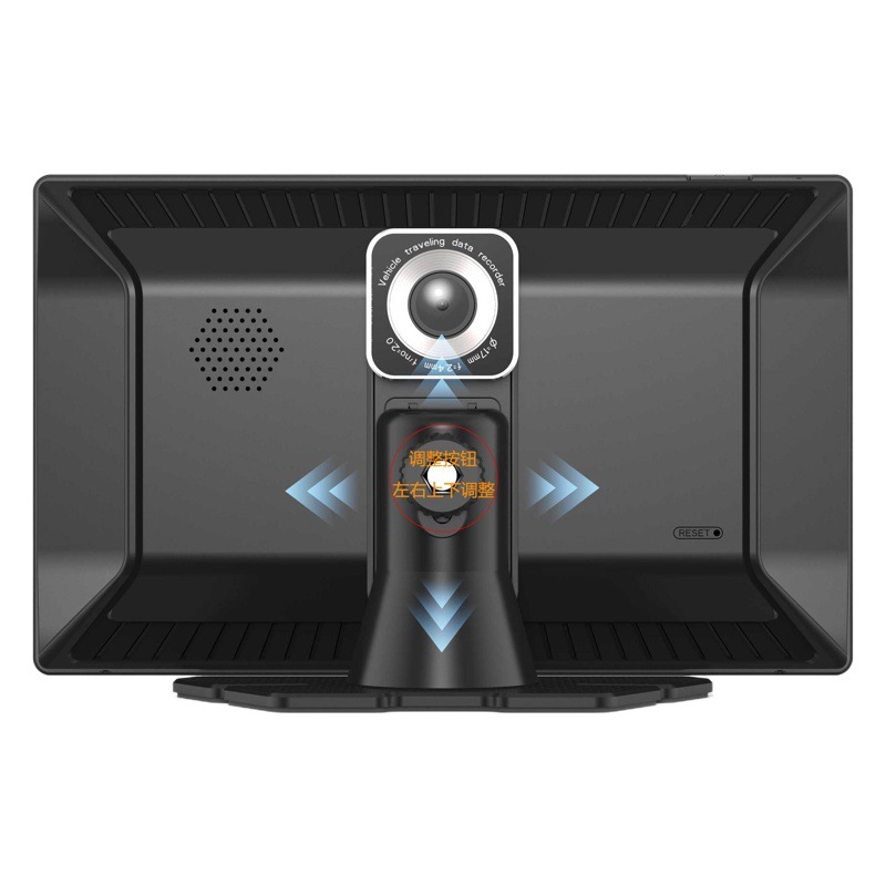 9 navegación inalámbrica portátil de Bluetooth 5GWIFI Apple Android CARPLAY De La pulgada con el sentido ligero que conduce el registrador