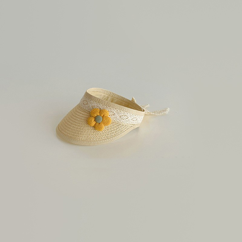 Bebé sol sombrero bebé sombrero verano niños sol sombrero niñas sombrero superior vacío sombrero de paja niños playa sombrero
