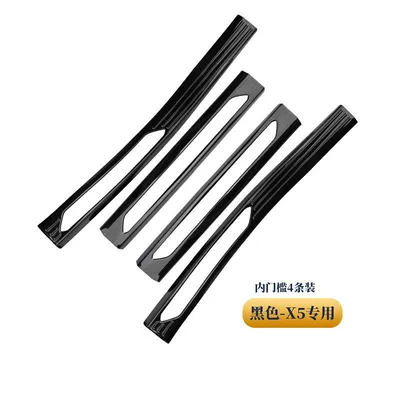 Dekorativ pedal başlıqları | Sill Strip Protection 3 Series X3 - style-19-21-imported-x5-built-in-threshold-black