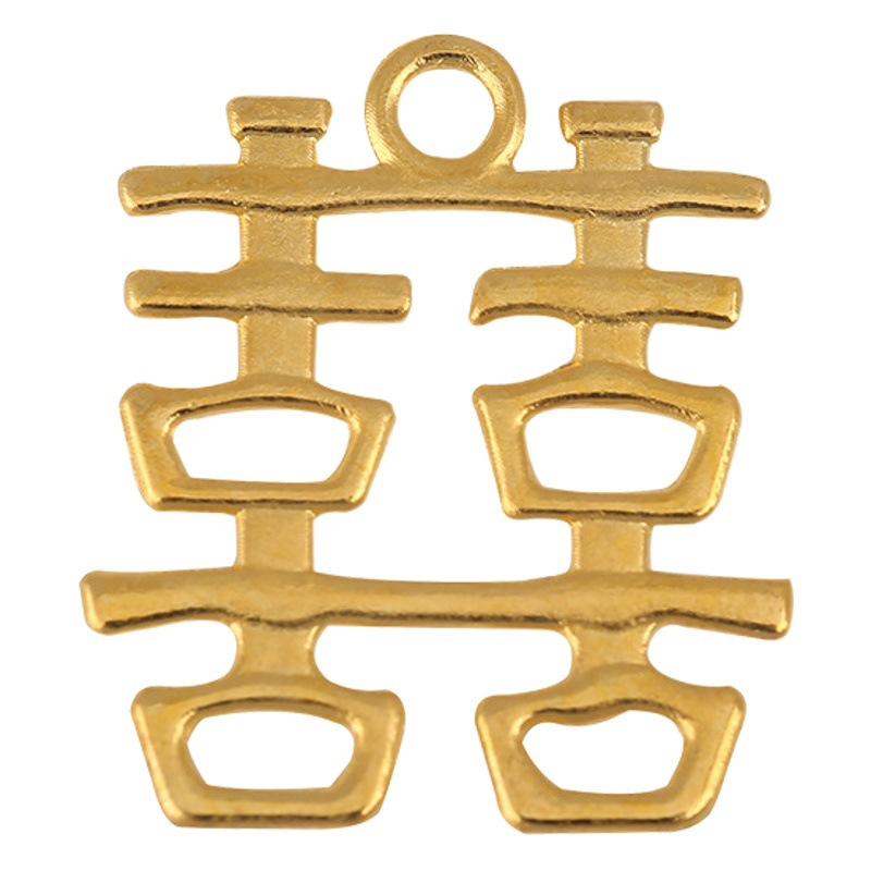 Alloy Festive Character Festive Wedding Products Candy Box Candy Bag Small Metal Accessories Chinese Style Decorative Pendant