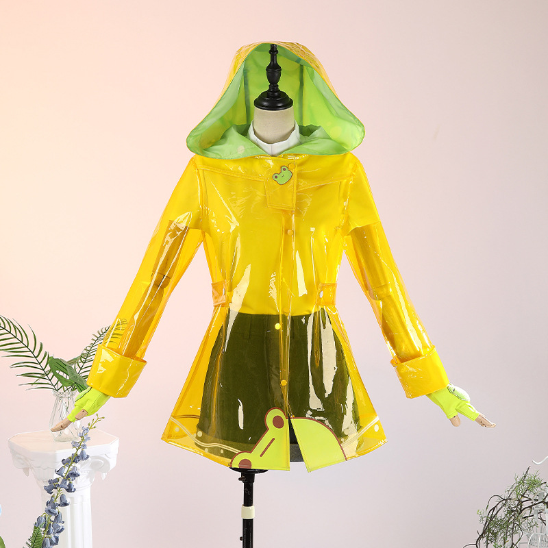 Watch Pioneer cosplay Xiaomei Raincoat cos Clothing Female Secondary Game Animation Clothing G5641