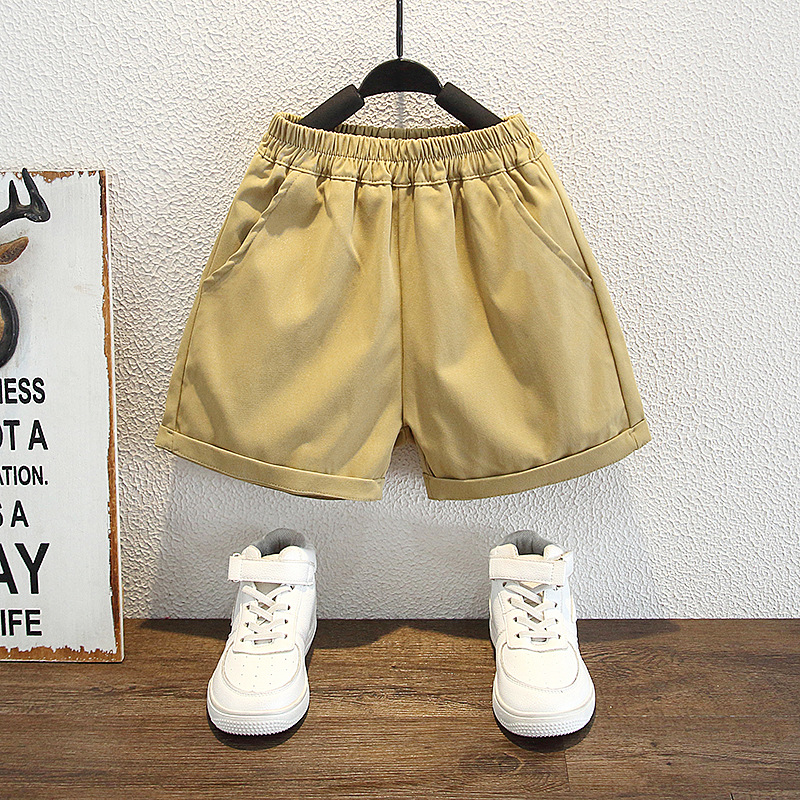 8129 Traje de camisa de manga corta para niños Estilo de verano Estilo de Hong Kong Traje de corbata para niños Camisa de dos piezas Bebé 2025 Verano