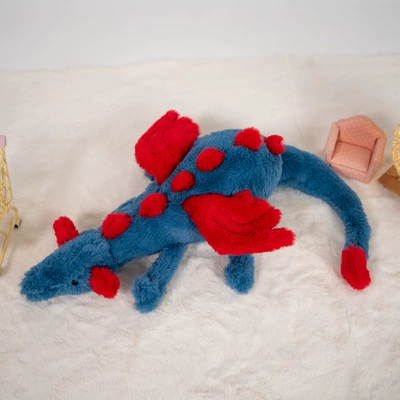 Sky Dragon Doll Fun Flying Dragon — Oyuncaq yastıqlar - dark-blue-dragon-50cm