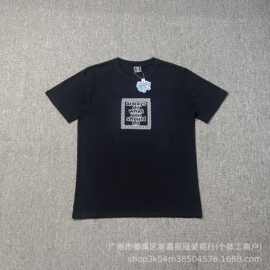 跨境外贸小众潮牌ADWYSD太阳卷短袖T恤街头嘻哈宽松情侣打底衫男