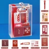 Red set, 8 pieces, deluxe edition