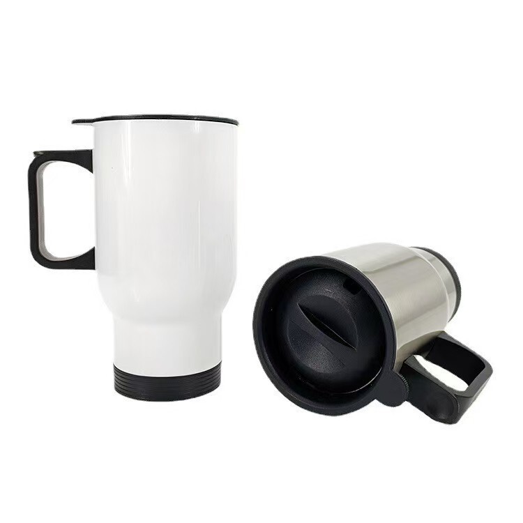 Amazon Sublimation Ice Cup 304 Stainless Steel with Handle Car Insulated Cup Cross-Border Oem Customized Version