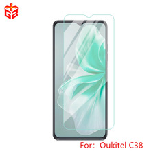 适用Oukitel C38 钢化膜欧奇手机屏幕玻璃保护膜全屏跨境配件现货