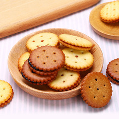 Malt-filled cookies, 70 packs/500g, Salty egg yolk/Black sugar flavor, popular snack, drop shipping one piece