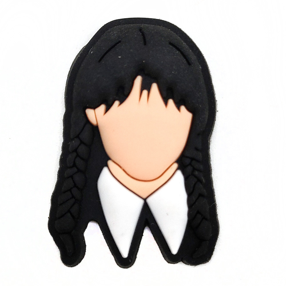 Serie de TV americana miércoles agujero zapatos zapato flor zapato hebilla desmontable flor zapato hebilla agujero zapatos Decoración