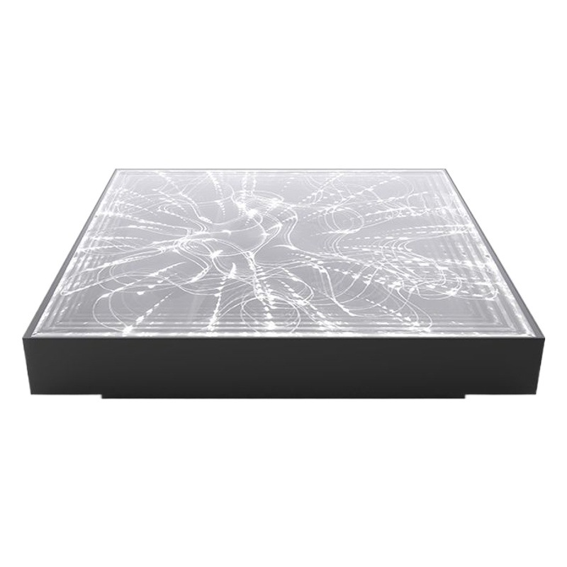 LED espejo piso luz luminosa estrella Fondo pared abismo piso azulejo KTV bar etapa lámpara discoteca baile neón Luz