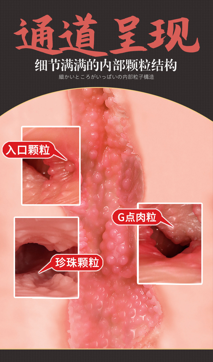 Male Masturbator Half-Body TPE Doll with Simulated Vaginal and Buttocks Design — detail image 9