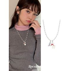 【張沢宇・卓源同風】Dream Deer/RecoPan Blessing オリジナルキャンドル エナメルパールネックレス