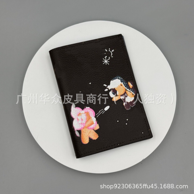 Foreign Trade Hot Sale 2025 Christmas Series Silk Screen 80% off Wallet Fashionable Multi-Card Slot Universal High-End Coin Purse