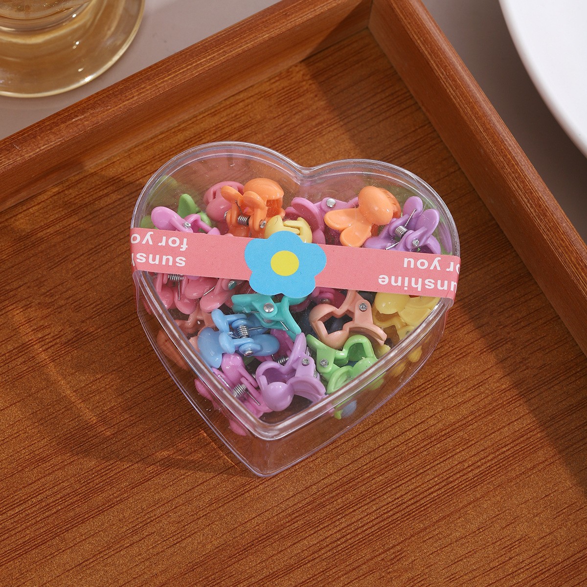 Caja de color caramelo para niños pequeños clip de agarre para bebés lindos clip de cabello princesa para niñas deben ser nuevos