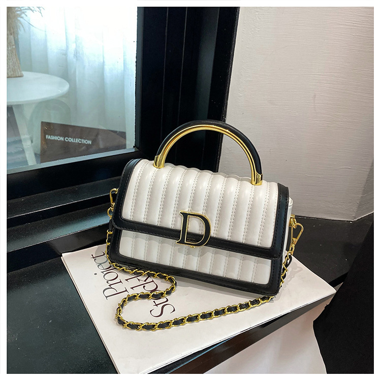 Hochwertige, leichte, luxuriöse, weiche Ledertasche mit bestickter Kette, kleine, duftende Tasche für Damen, vielseitige, modische Textur, One-Shoulder-Crossbody-Handtasche_voghion.com