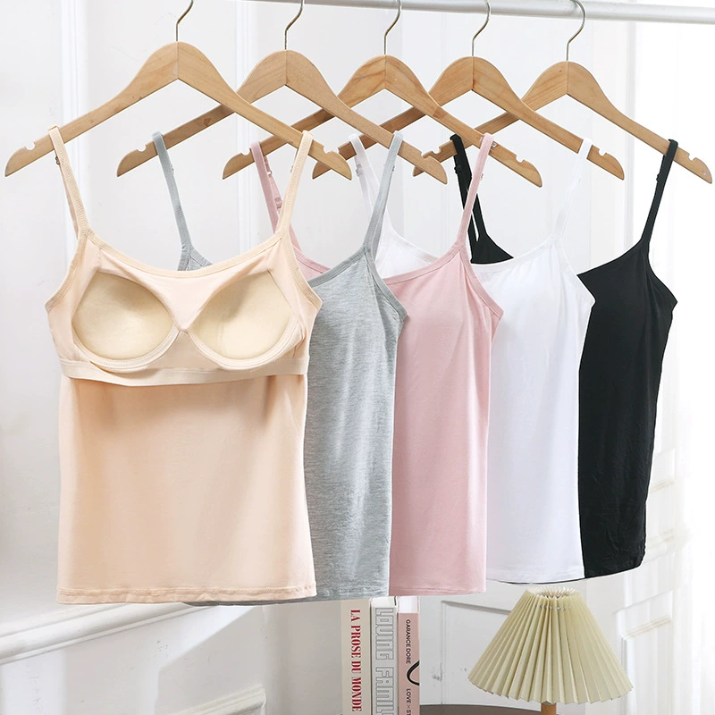 Top with cups, body-friendly underwear, wireless bra