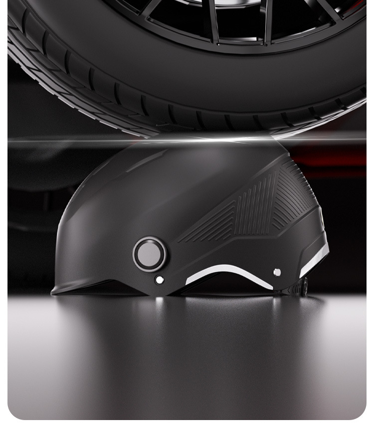 New National Standard 3C Certified Electric Motorcycle Helmet, Electric Scooter Half Helmet, Summer Sun Protection Safety Helmet for Commuting