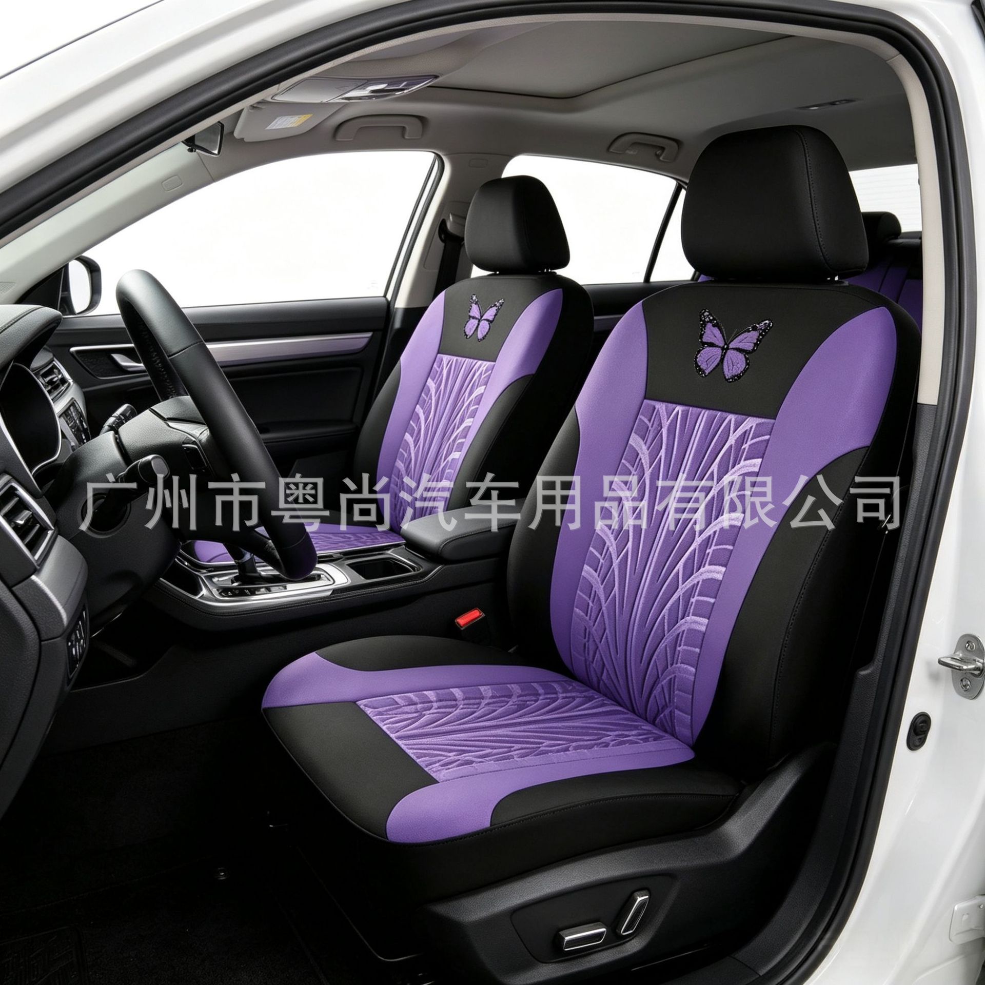 Car seat covers European and American tiktok butterfly press export Temu Amazon SHEIN manufacturer fabric seat covers