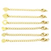 Golden universal bracelet stainless steel heart shaped, necklace, accessory, wholesale