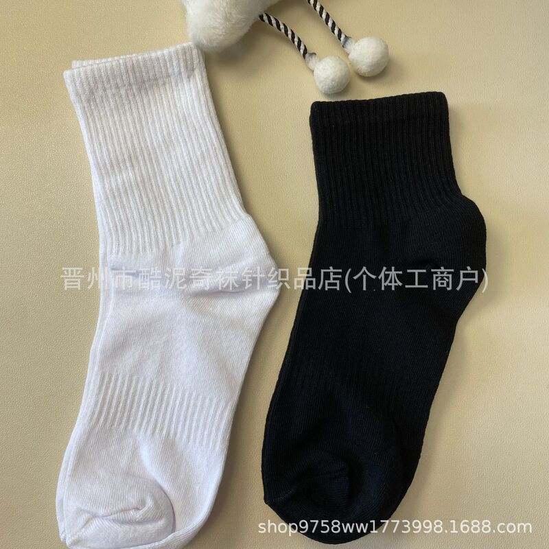 卸売靴下純綿男性と女性の春と夏の通気性靴下消臭シーズンミッドチューブソックス純綿吸汗性新疆綿秋多用途|undefined