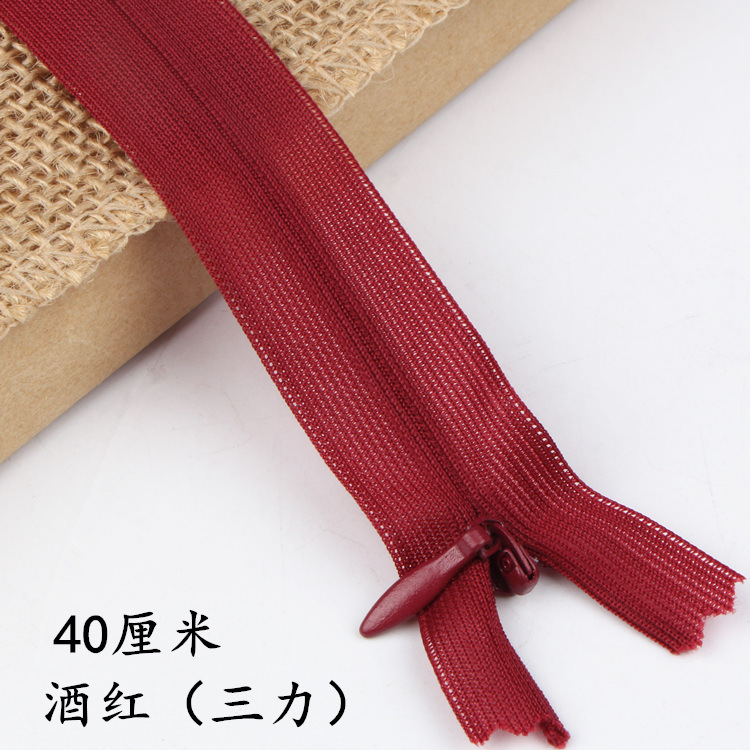 三力牌40/60センチ目に見えないジッパーの長いジッパーの暗いジッパーの服装のジッパーのクッションのジッパーのメーカーの卸売り|undefined