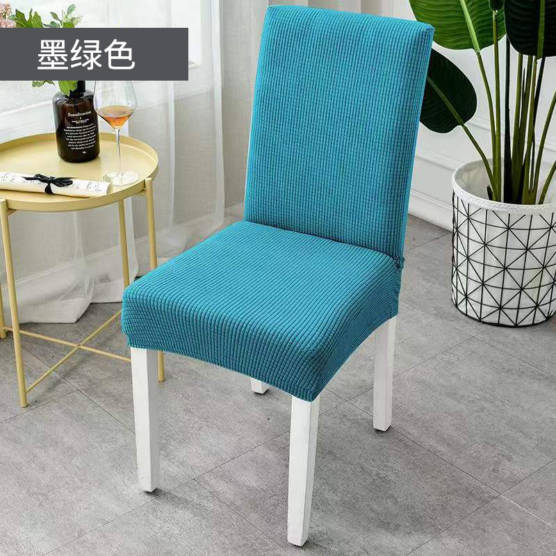 Thickened plaid dark green