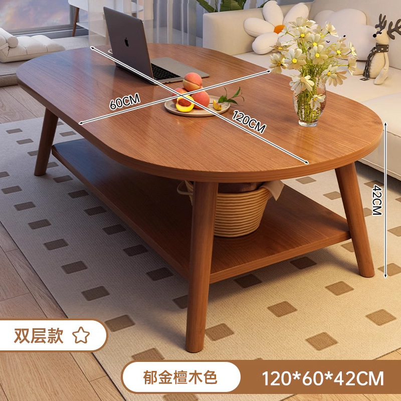 茶几客厅家用小户型双层桌子简易出租屋用简约卧室创意沙发小茶桌|undefined