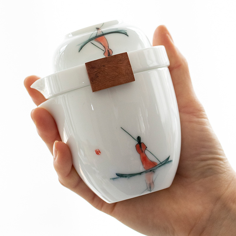 Japanese tea set for traveling for home use
