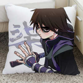 刺客伍六七 周边抱枕玩偶梅花十三理发师动漫同款坐靠垫枕头礼物