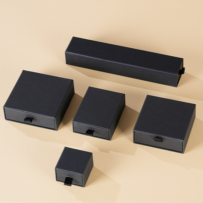 Cajas de joyería tipo cajón, cajas de joyería de papel Kraft en stock, cajas de joyería, cajas de joyería, cajas de embalaje al por mayor