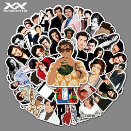 52张卷毛卷卷哈里明星周边行李箱笔记本电脑汽车冰箱手机涂鸦贴纸