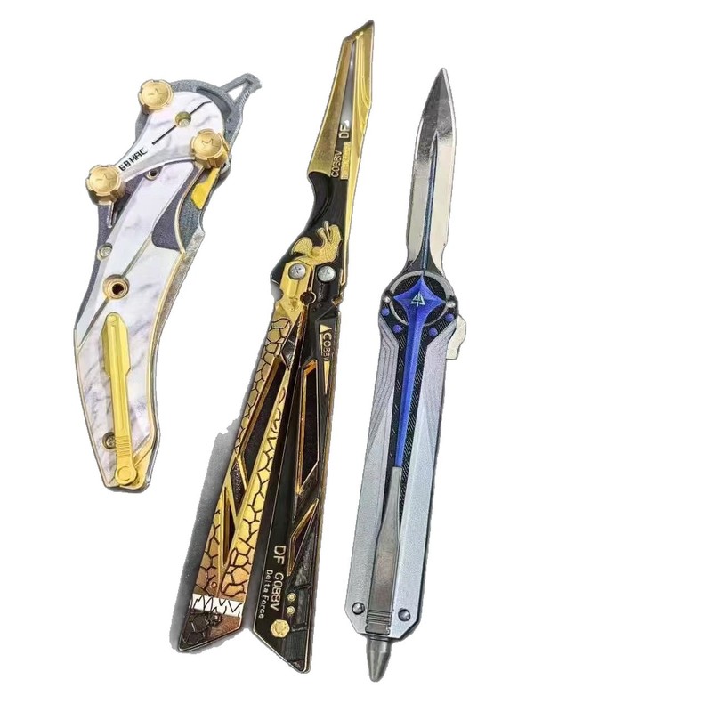 三角洲行动游戏周边影锋武器玩具刀近战武器模型玩具未开刃套装|undefined