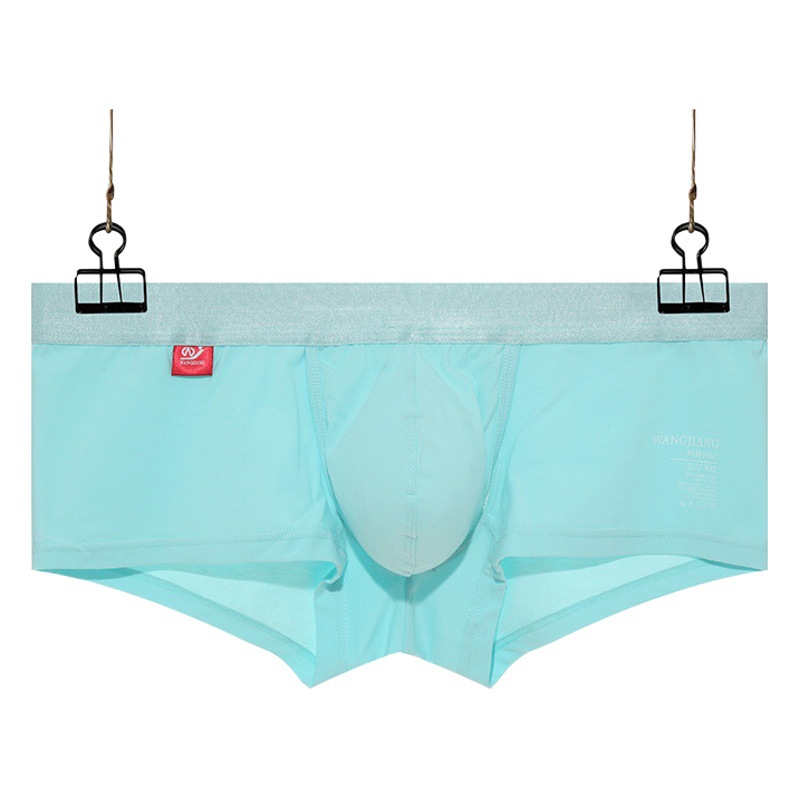 Directo de fábrica los nuevos hombres la ropa interior color sólido algodón transpirable cápsula espacial boxeadores mediados cintura más tamaño Boxer shorts