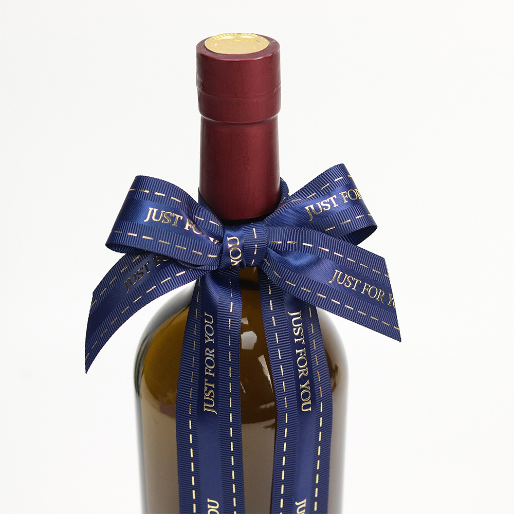 厂家供应酒瓶蝴蝶结 红酒礼品包装丝带花装饰丝带