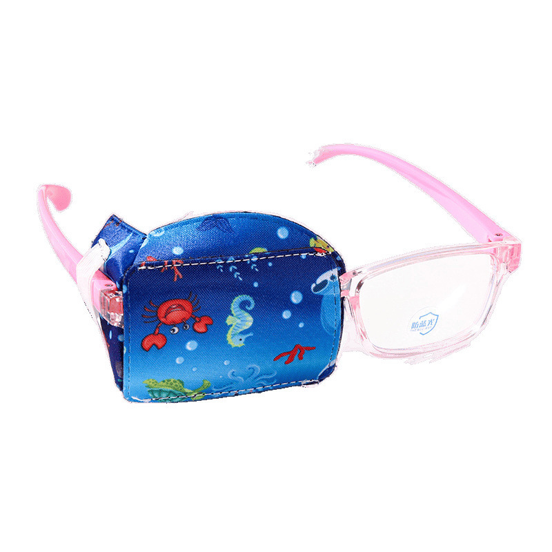 子供用弱視アイマスク、単眼視力トレーニングアイパッチ、遮光斜視メガネマスク、立体フルカバー、夏用軽量|undefined
