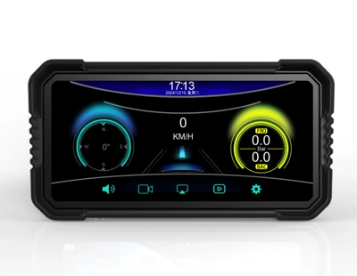Motorcycle recorder screen car machine 6.25 inch HD locomotive driving recorder CarplayAndroid (Motorcycle driving recorder) - carplay-recorder-with-tire-pressure-gps-without-bsd-blind-spot-monitoring