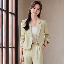 短款小个子西装外套女春秋2024新款秋装休闲气质正装西服职业套装