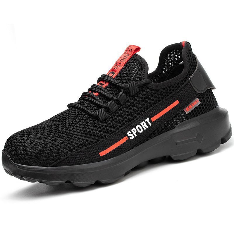 Ulated6 KVLabor Protection Shoes For Men,Anti-smash And Anti-puncture,Large Mesh,Breathable,Lightweight And Comfortable,Electrician Safety Work Shoes