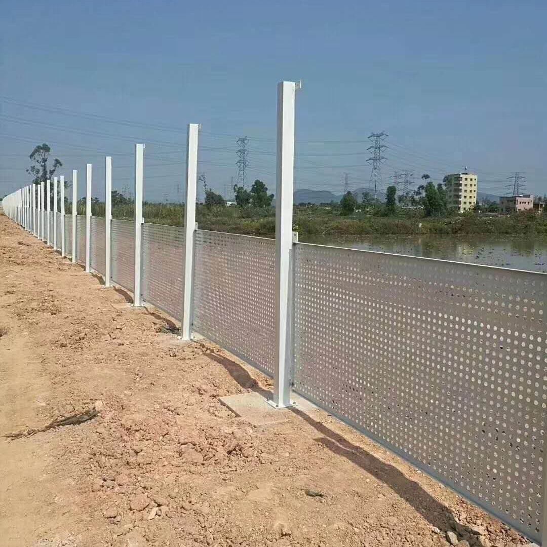 厂家 工地围挡冲孔板 镀锌板冲孔网 不锈钢冲孔板网现货供应