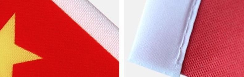 Five-star quality party flag, small national flag for car, office desk, car interior decoration, high-end car flag ornament, small red flag