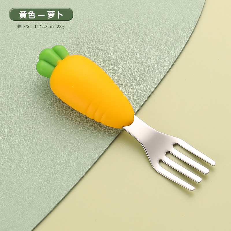 무 노랑 포크 (opp 봉투)