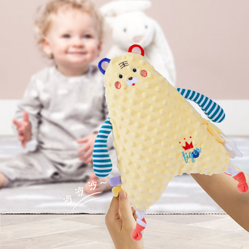 Baby Soothing Towel Infant and Toddler Soothing Toy Plush Animal Hand Puppet Hand Grabber Ultra Soft Skin-Friendly New Arrival