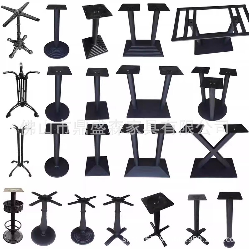 Stainless Steel Table Foot Bracket Light Luxury Milk Tea Shop Marble Western Food Coffee Shop Rock Board Table Leg Metal Iron Base