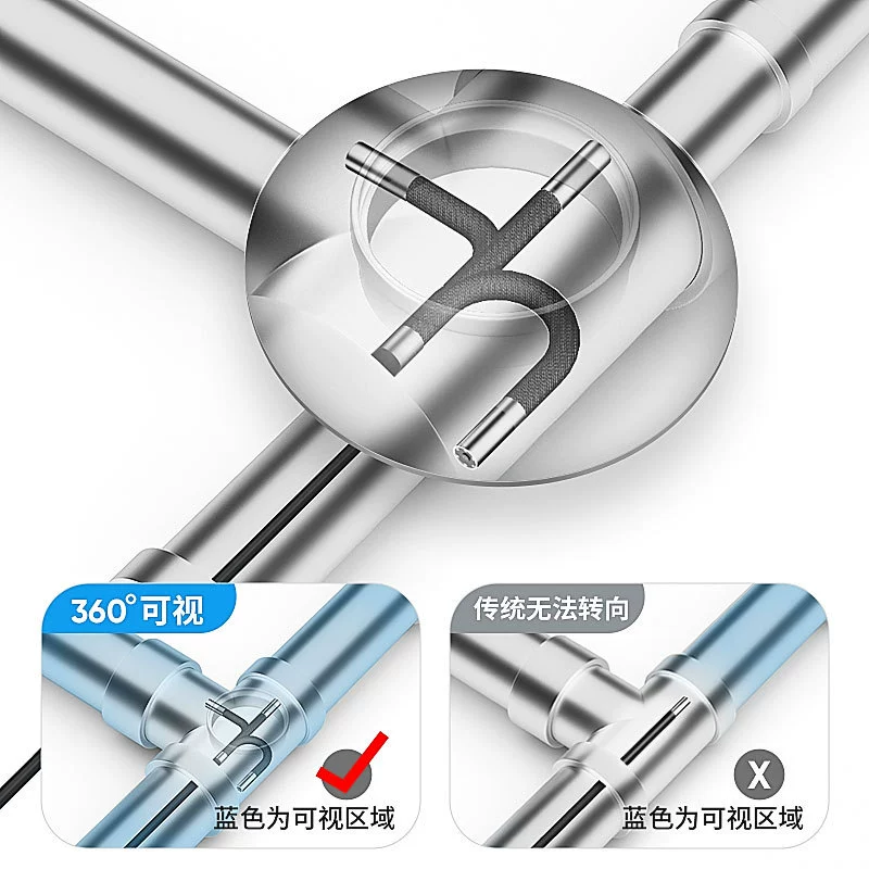 2,000,000-turn steering inner inspection camera 360 rotating engine industrial automotive waterproof high-definition repair inspection tool