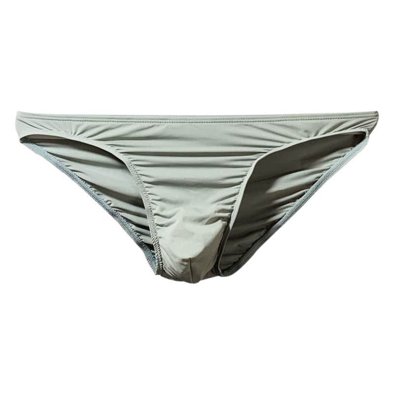 Suministro directo de fábrica nueva ropa interior para hombres calzoncillos de seda de hielo ultrafinos sexy hombres bikini cintura baja tanga