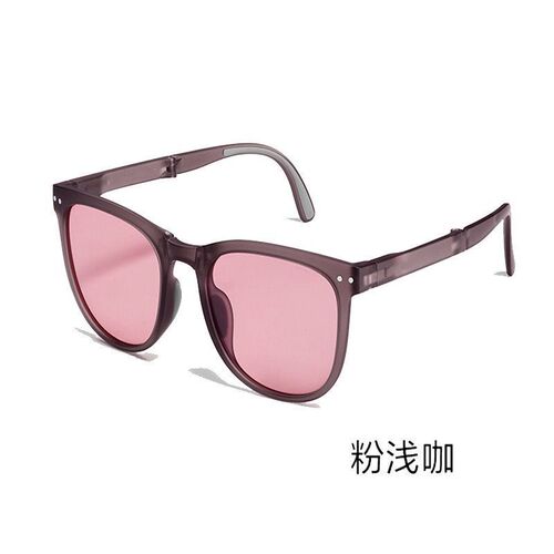 Direct factory sale sun protective sun glasses for men and women, high-end Instagram square foldable sunglasses for driving, sunshading glasses.