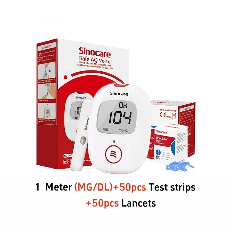 Sinocare Safe AQ Voice 英語音声ブロードキャスト血糖計血糖測定外国貿易輸出|undefined