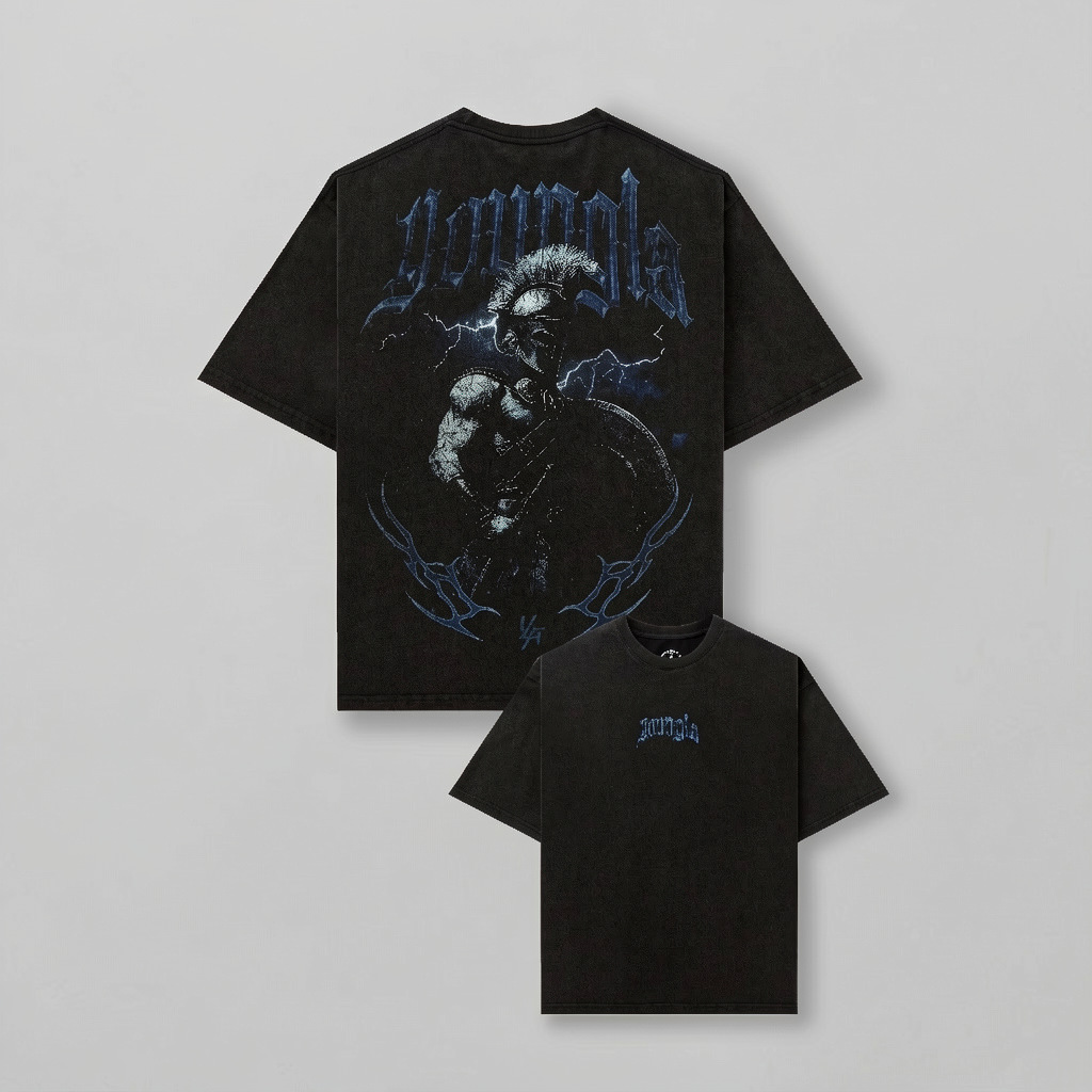 YoungLA Axel Martinez Spartan T-shirt Black/Blue