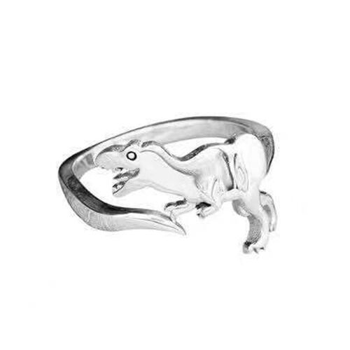 Cute and Exquisite Dinosaur Shape Ring Jewelry Women's Fashion Stegosaurus Animal Ring
